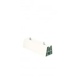 Paire de support de sol 450 mm - Blanc