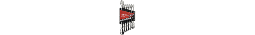 Cricchetto VIRAX | Testa 4-in-1 o flessibile da 8 a 17 mm